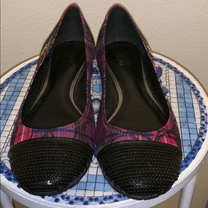 Coach tartan plaid flats 8.5M